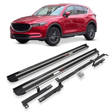 Mazda cx-5 ii 2017+ градусы боковые планки пороговые фото №1