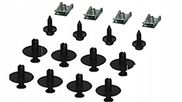 Набір кліпси захист двигуна do 4007 c-crosser ceed i20 i30 outlander sx4 фото №1