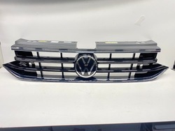 Решітка радіатор решітка радіатора r-line led pod радар vw tiguan ii 5na 5nn рестайлінг 2020- фото №1