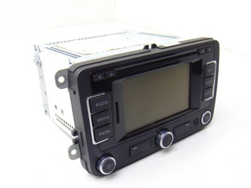 Радіо навігація дисплей gps cd vw passat b7 tiguan scirocco 3c8035279b фото №1