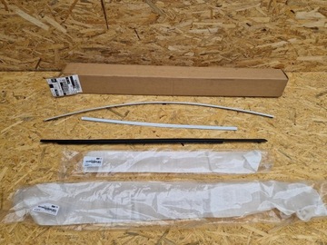 Планка дверь рамка левая зад хром kia sorento iii фото №1