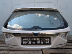 Крышка багажника + стекло subaru impreza gh 07-11r цвет: 37j белая жемчуг фото №1