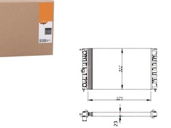 Радиаторов двигателя nrf vw2011 drm32020 1103058 8mk3 фото №1