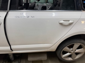 Двері ліві лівий зад задні skoda octavia iii 3 універсал lf9e ідеальний фото №1