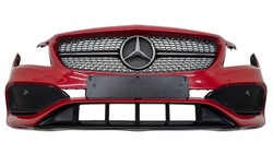 Бампер перед mercedes cla w117 рестайлінг amg фото №1