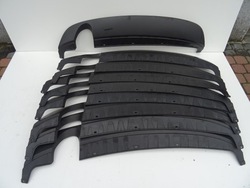 Vw beetle 5c 1.2 tsi спойлер дифузор зад задній фото №1