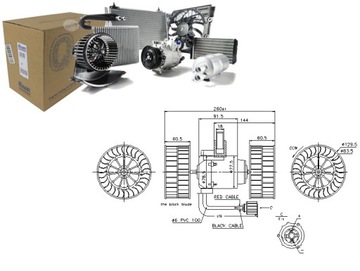 Двигатель вентилятор 24v з wiatrakami scania 4 4 автобус фото №1