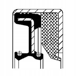 Corteco сальник 46,15x80x16,5 фото №1