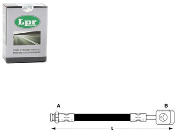 Шланг тормозной p matiz lpr фото №1