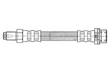 Trw шланг гальмівний elast. ford focus 1.4-2.0 10 фото №1
