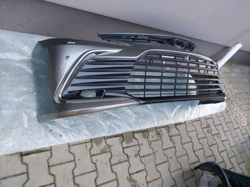 Бампер перед переднє toyota camry viii 8 fl рестайлінг рестайлінг хром фото №1