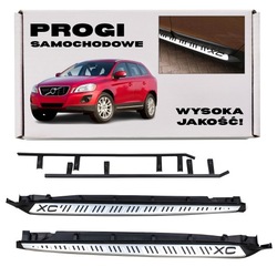 Volvo xc60 2008-13 градуси бічні пороги автомобільні + гвинти фото №1