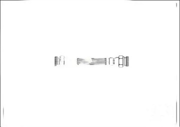 Шланг тормозной гибкий зад 19018680 corteco фото №1