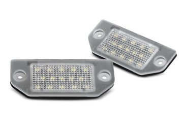 Лампочки led номерного знака реєстраційний kpl тюнінг vw passat b5 3b 96-00 фото №1