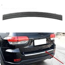Jeep grand cherokee wk2 2014 2017- накладка планка бампера зад заднего фото №1