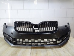 Бампер перед переднє superb iii 3v0 ксенон pdc6 3v0807221m llu рестайлінг фото №1