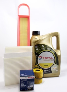 Набір фільтрів+ масло 5w40 5l peugeot 207 1.4 1.6vti фото №1