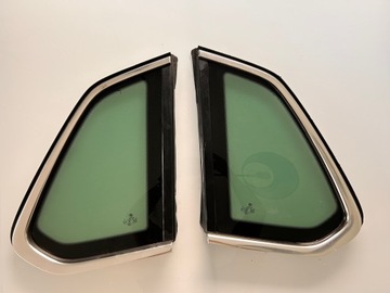 Стекло боковая vw ii 2 5na оригинал треугольник задний фото №1