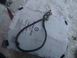 Skoda rapid шланг акумулятора клема 6r0971228 d фото №1