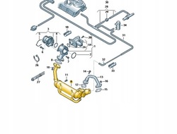 Радіаторів системи рециркуляції вихлопних газів 03g131512ad фото №1