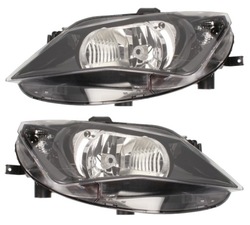 Фари лампи seat ibiza iv 6j 12-17 tyc комплект фото №1