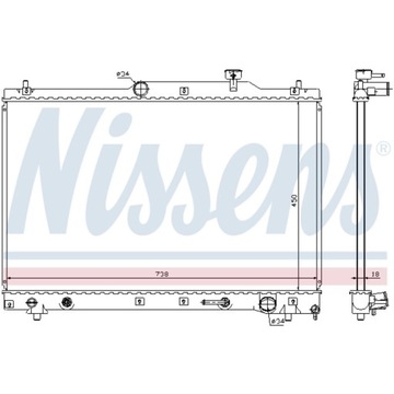 Радиаторов воды toyota previa ii 00-06 2.4 фото №1
