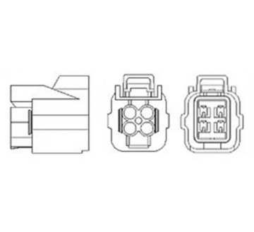 Mm лямбда-зонд honda civic vii 1,4/1,6 фото №1