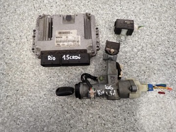 Kia rio 1.5 crdi 05-10 набор стартовый компьютер замок зажигания фото №1