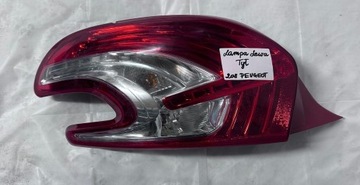 Лампа зад левая 9672628280 peugeot 208 i фото №1