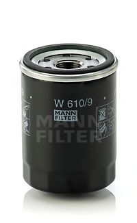 Фільтр масла mann-filter w 610/9 toyot alphard фото №1