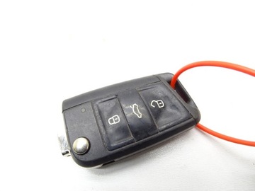 Ключ pilot складной ключ передатчик skoda octavia iii 3 5e 434 mhz 5e0959752d фото №1