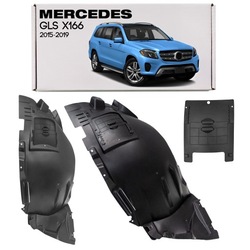 Mercedes gls x166 2015-2019 підкрилок праві перед запчастина передня a1668802705 фото №1