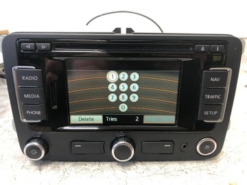 Радіо cd навігація vw golf vi 3c0035270b фото №1