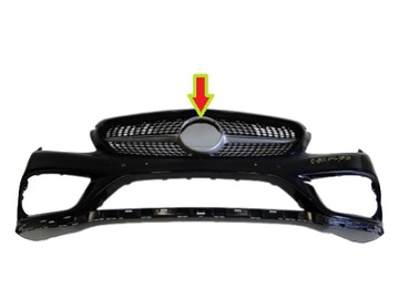 Mercedes c клас 205 w205 решітка радіатора решітка діамант amg фото №1