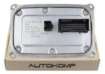 Перетворювач модуль led mercedes w205 a2059005110 autokomp фото №1
