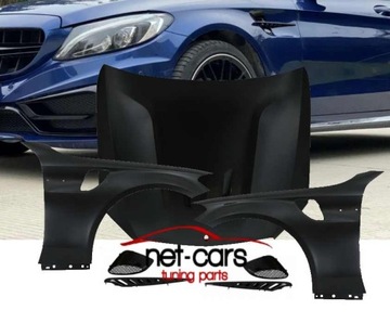 Крыло i капот mercedes c w205 s205 c amg gt c63 фото №1