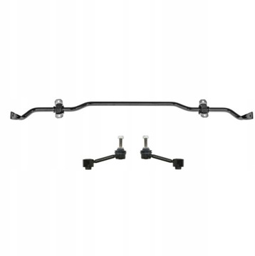 Стабилизатор зад + 2x соединитель рычаг q3 octavia ii golf v vi passat b6 b7 фото №1