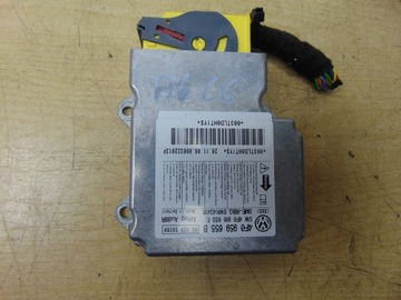 Датчик модуль подушка безпеки audi a6 c6 4f0959655b +штекер фото №1