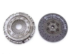 Daf lf 45 55 01-06 5.9 e3 зчеплення притиск диск 395mm hammer фото №1