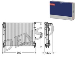Радіаторів двигуна denso ra0111240 bm1208 61935 535 фото №1