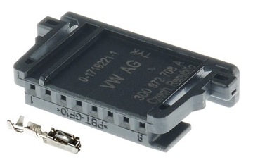 Штекер 3d0972708a mqs роз'єм volkswagen skoda 8 pin фото №1