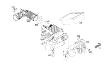Труба воздуха smart forfour w453 a2810900642 фото №1