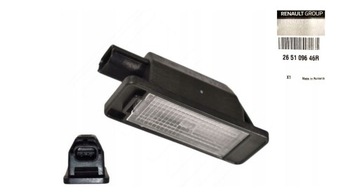 Лампа номерного знака logan ii sandero ii 265109646r оригінал фото №1