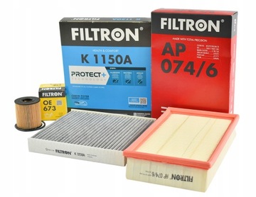 Filtron комплект фільтрів ford focus ii mk2 2.0 tdci фото №1