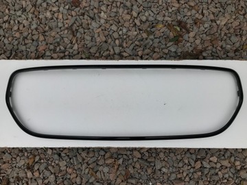 Mini f55 f56 f57 lci рамка планка решітка бампера перед рестайлінг 19- фото №1