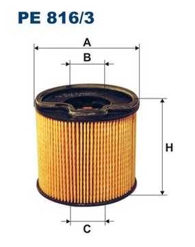 Filtron pe816/3 фильтр топлива фото №1
