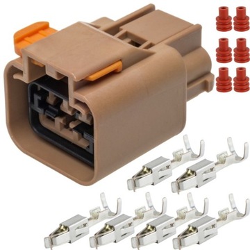 Штекер apex 2.8 6-pin фото №1