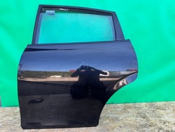 Двері ліві задні зад чорні seat leon 2 ii 05- лак: lc9z 100um фото №1