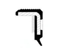 Уплотнительное кольцо сальник вала коленчатого 19037206b фото №1