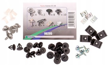 Набор кронштейны защита двигателя toyota avensis фото №1